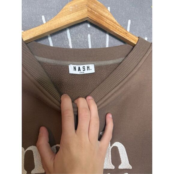 The Nash Collection Brown Crewneck - Picture 3 of 4
